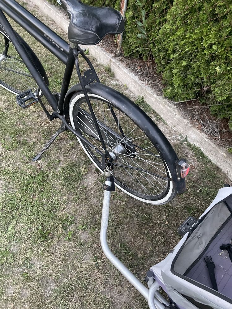 Rower z przyczepką dla dziecka
