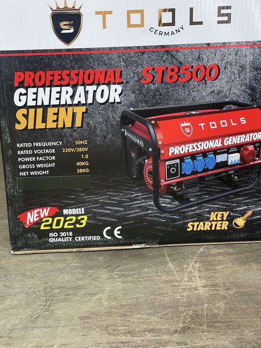 Генератор ST 8500 — 6 кВт, Німеччина, бензин, 3 фази