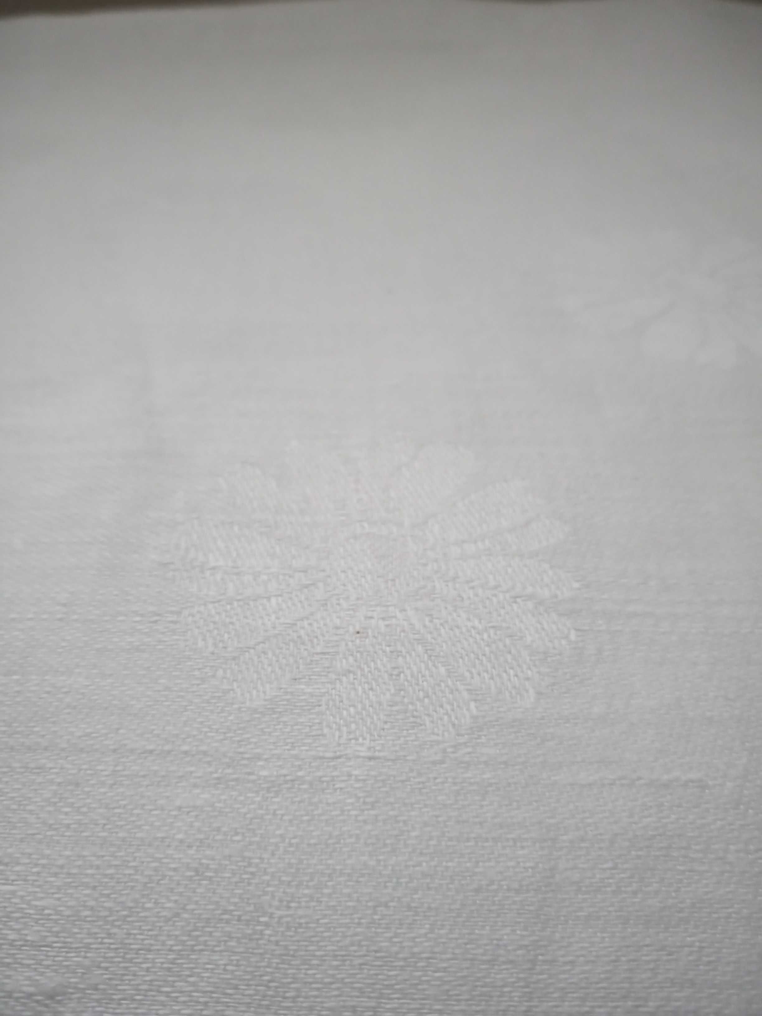 Bawełniany obrus PRL biały 140×100cm