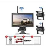 Kamera cofania + Monitor 7 cali WIFI 2.4G DŹWIG BUS TIR KOPARKA 12/24V