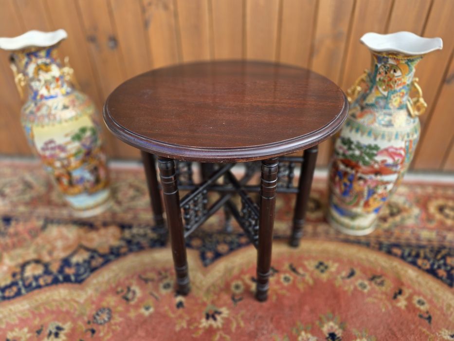 Stolik okrągły eklektyczny 55 cm #1632 Stylowy Węgrów