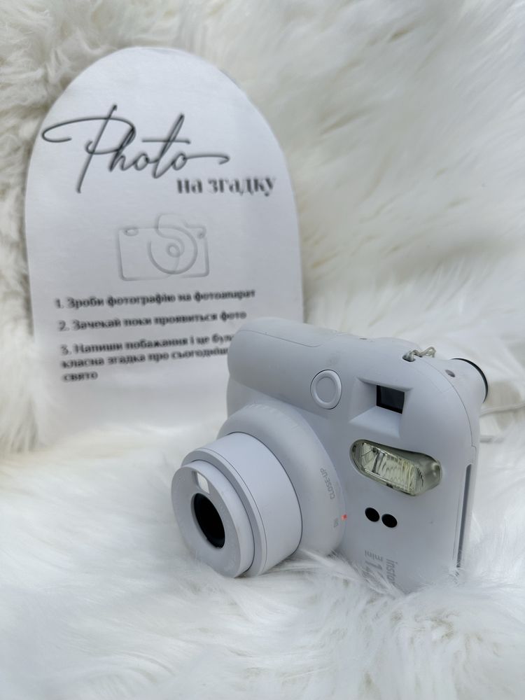 Оренда полароїд фотоапарату миттєвого друку, Instax 12 Fujifilm прокат