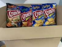 Zestaw 32 paczek Crunchips 140 g różne smaki