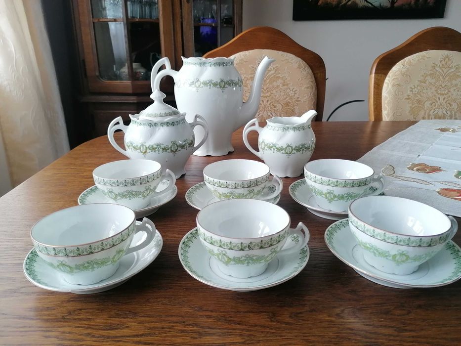 Serwis kawowy, zestaw do herbaty, porcelana