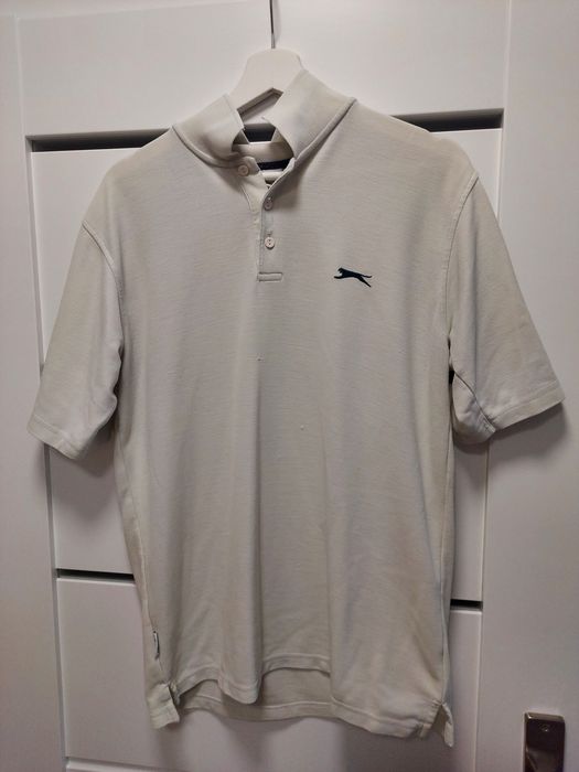 Koszula Polo Slazenger z kołnierzem elegancka stylizacja design męski