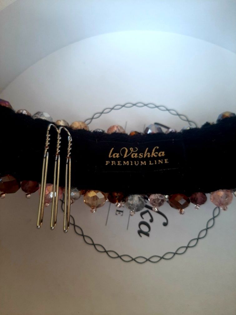 Opaska do włosów LaVashka Hand Made Premium Line ślubna