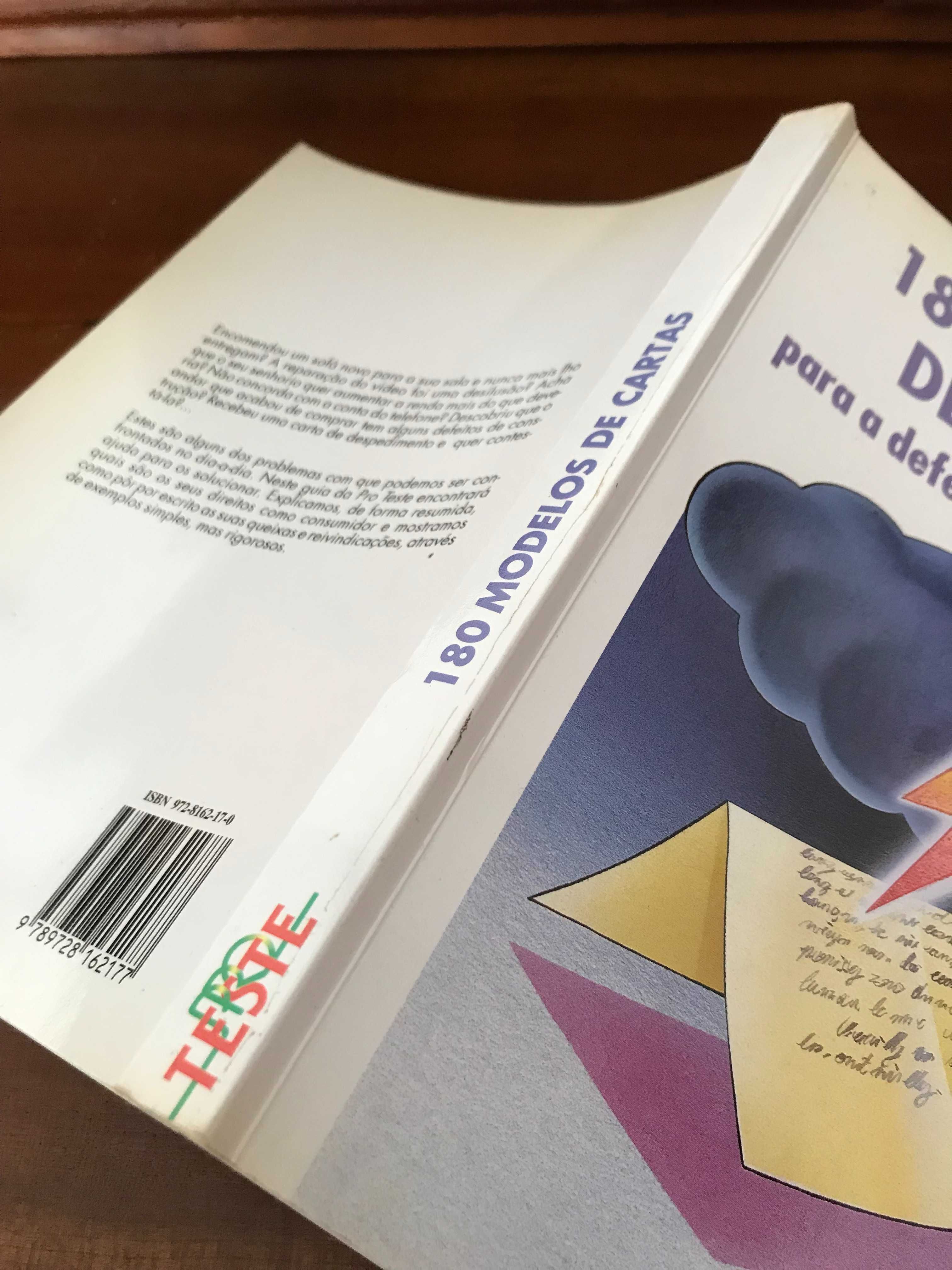 Livro/Guia "180 Modelos de Cartas" - Edições DECO Proteste