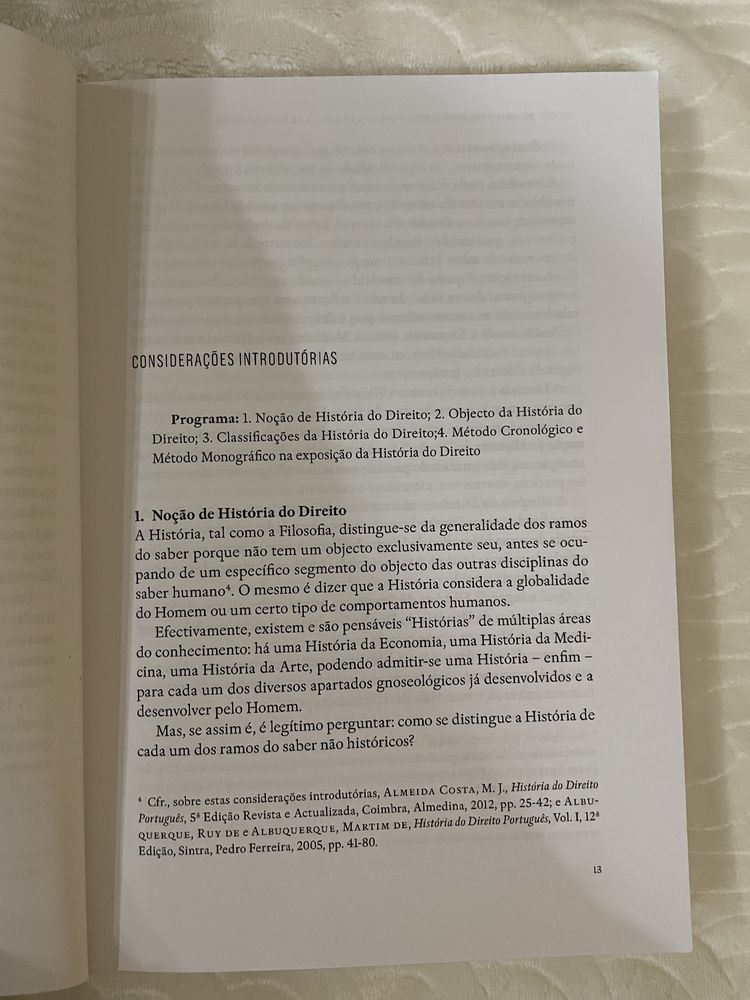 Lições de História do Direito Romano, Peninsular e Português