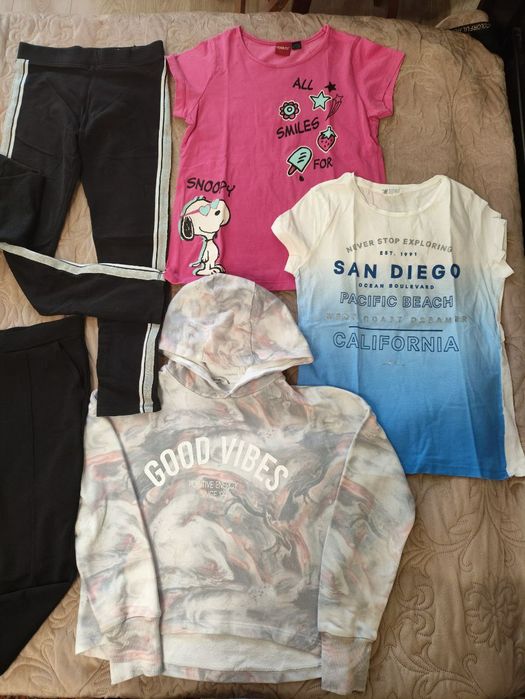 Великий пакет речей для дівчинки зріст 140 см , 9- 10 років