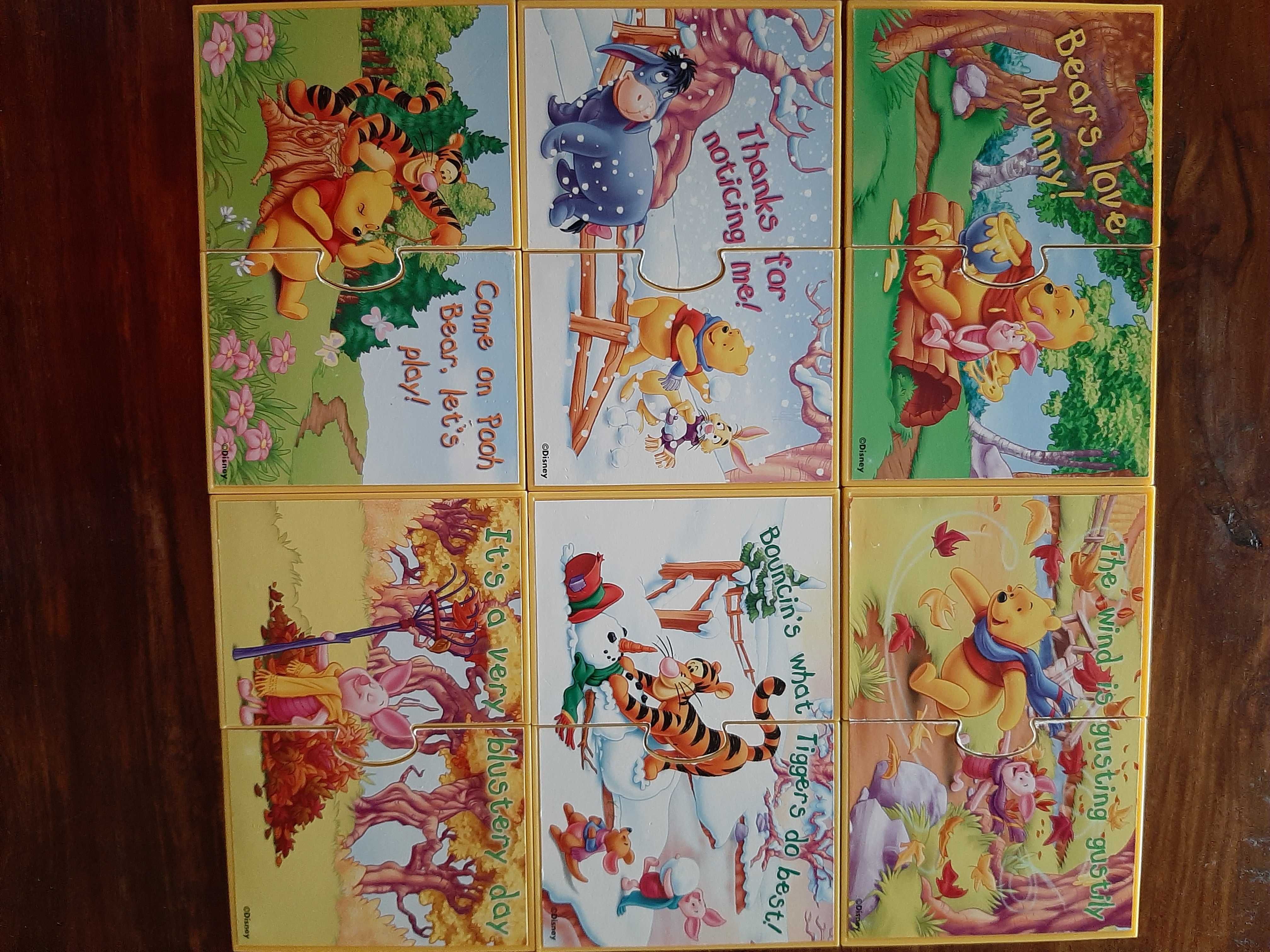 Puzzle Kubuś Puchqtek 0dźwiękami po angielsku