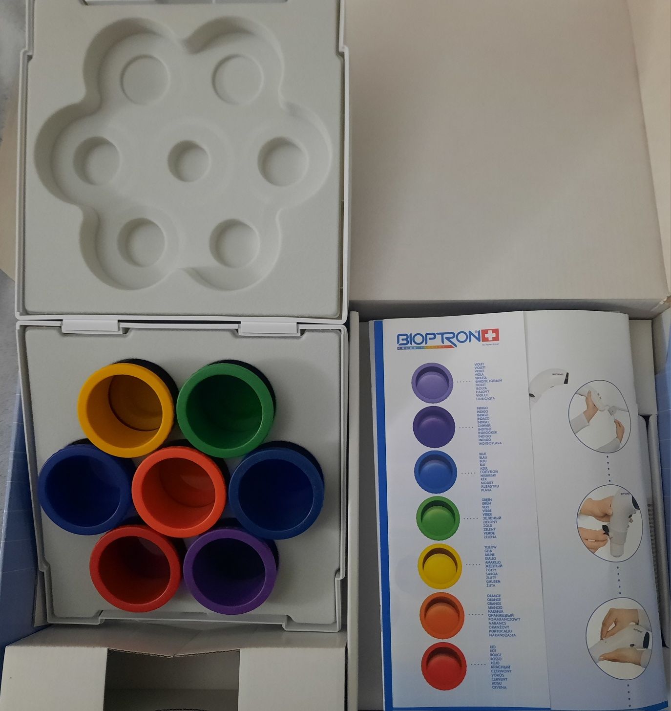 Filtr fioletowy do lampy Zepter BIOPTRON Compact 3 Koloroterapia NOWY