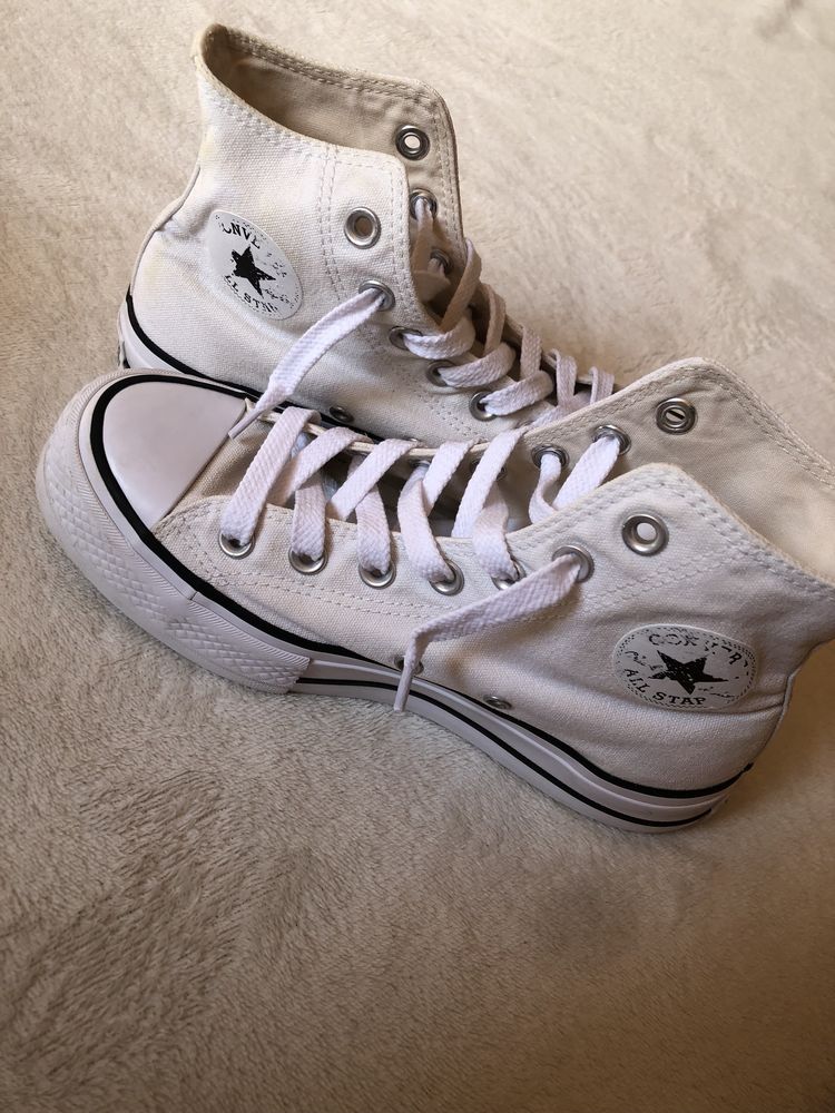 Trampki buty Converse Chuck Taylor All Star Lift High Top White 36