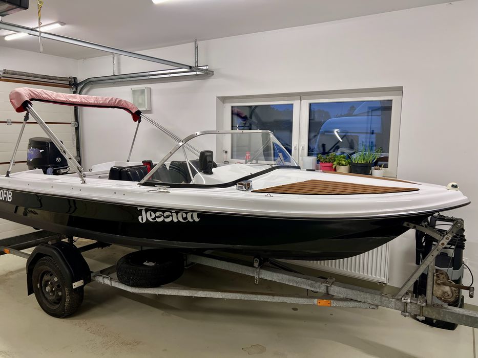 Motorówka malibu 450 tohatsu 50 z przyczepą zarejestrowaną