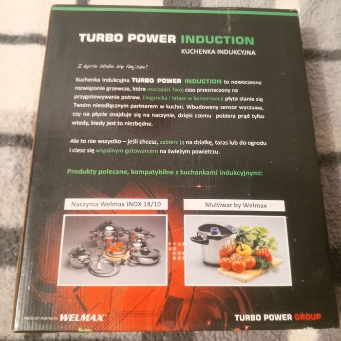 Płyta indukcyjna Welmax 1800 W