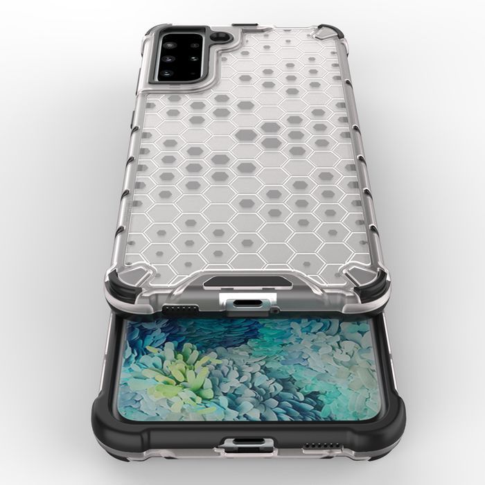 Etui Pancerny Honeycomb dla Samsung Galaxy S22 - Niebieski