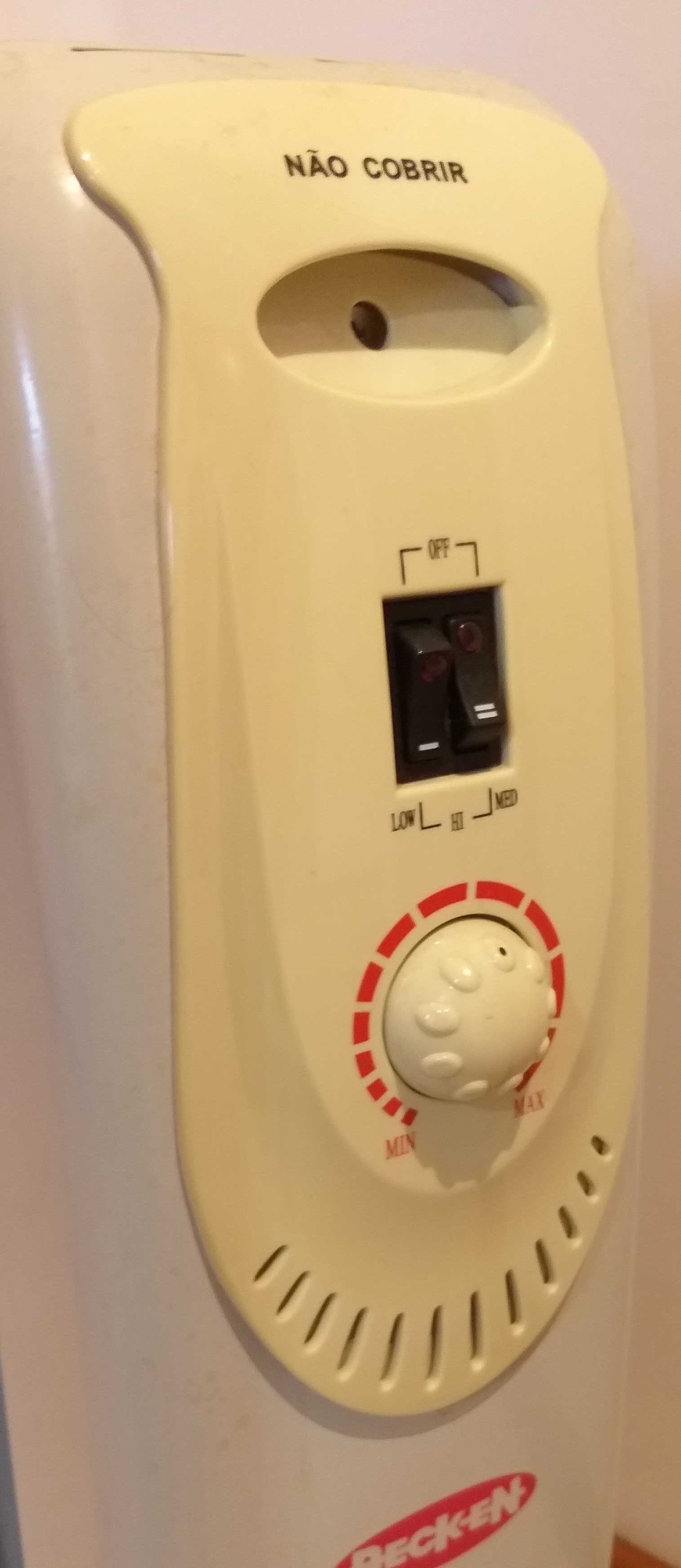 Aquecedor de 2000w - muito mais económico que termo ventiladores
