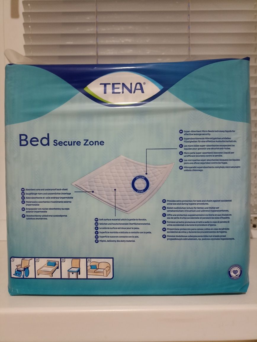 Пеленки (пелюшки) TENA Bed Secure Zone PLUS 60*90см 30шт.
