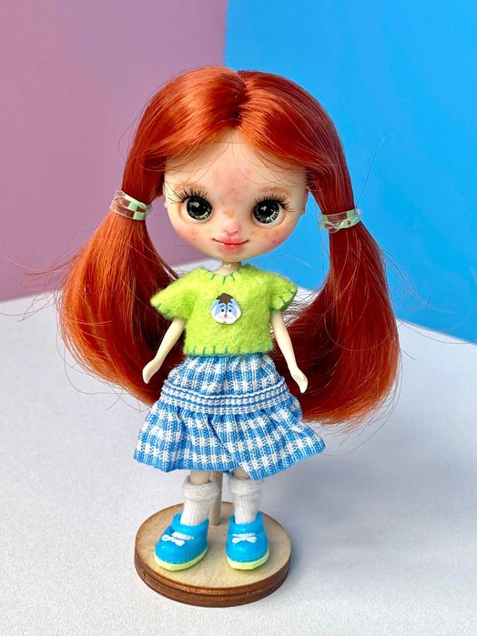 Lalka Petite Blythe custom ooak doll repaint nowa