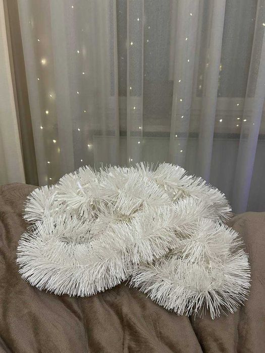 Łańcuch choinkowy biały (2 metry)