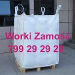 Worki Big Bag,bagi na groch zboże grykę: 1000 kg i 500 kg, Zamościa