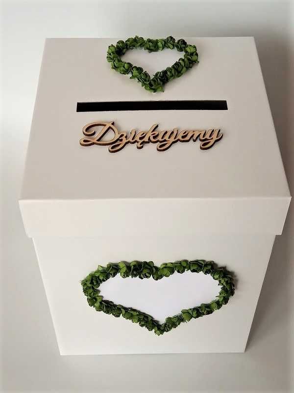 PK7D * Pudełko na koperty od gości, na ślub z różami