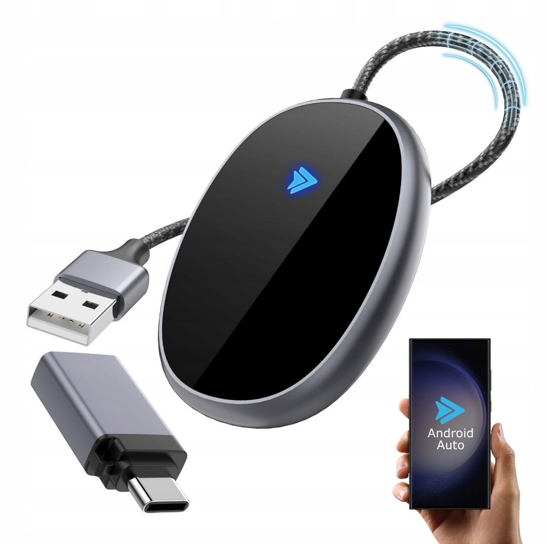 Infun Adaptateur Android Auto sans Fil, Plug and