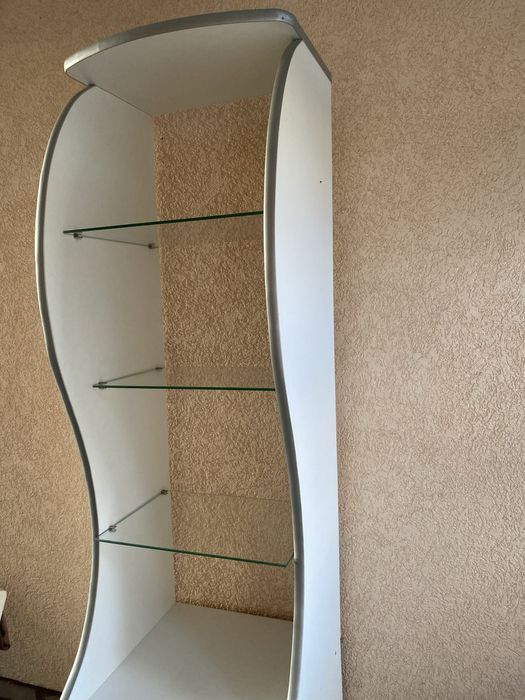 Офісна шафа -пенал,  дві навісні шафки