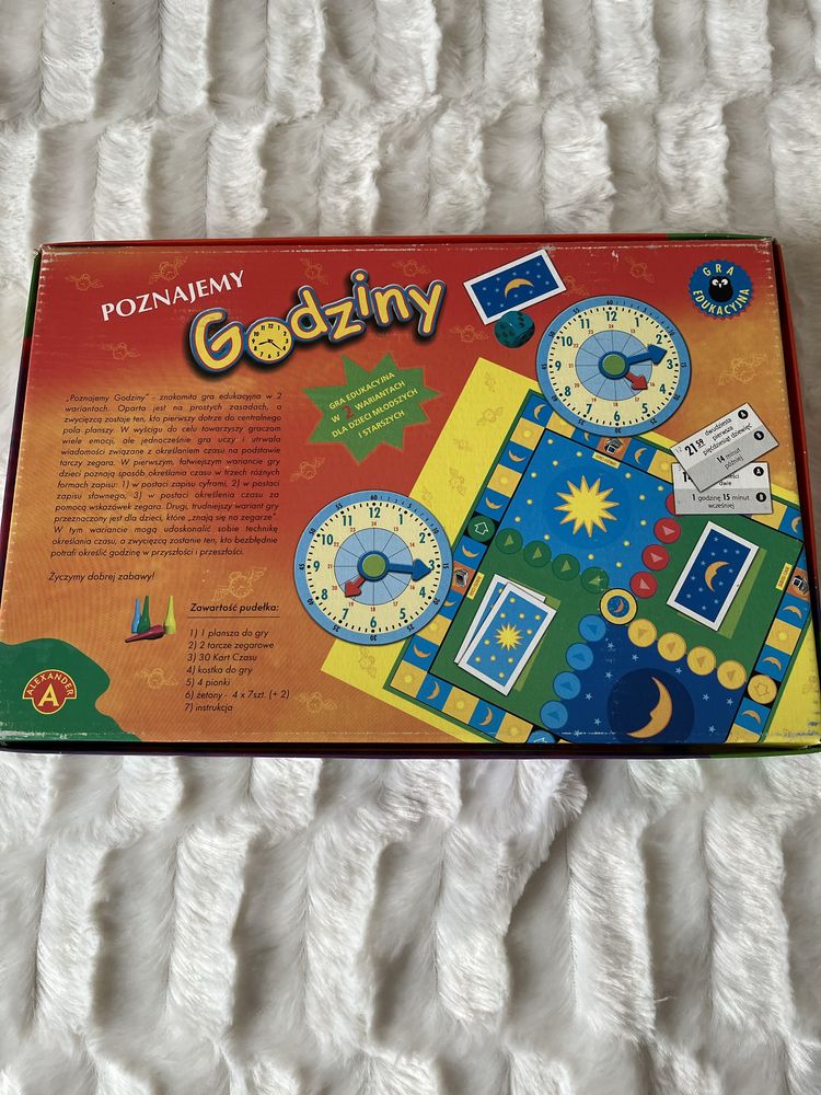 Gra edukacyjna godziny