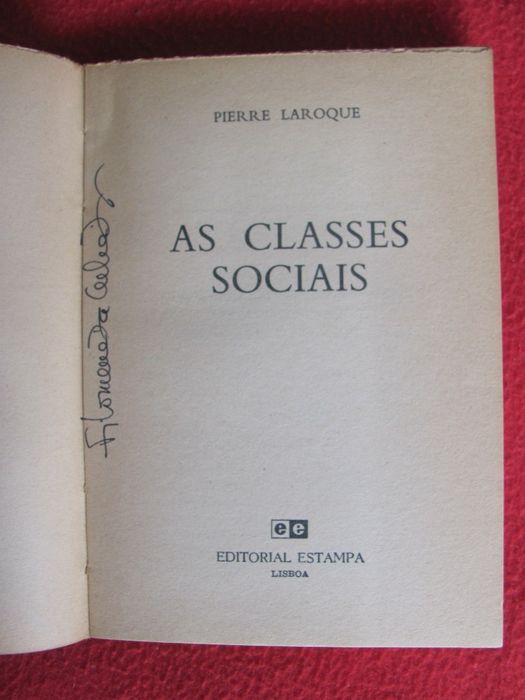 As Classes Sociais de Pierre Laroque