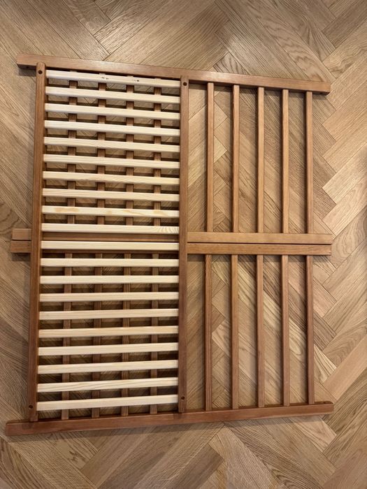 Mini-łóżeczko Woodies Side-Crib 90×40 Vintage (z kolkami i materacem!)