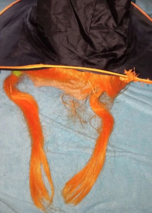 Kapelusz przebranie włosy