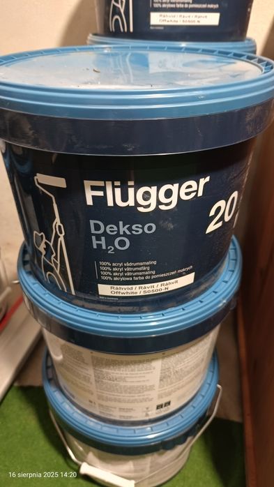 Farba ceramiczna Flugger Dekso 20 H20 9.1 L super odporna zmywalna