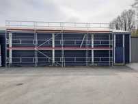 Rusztowanie aluminiowe 78m2 6x12m lekkie typ Plettac P70 nowe Pletak