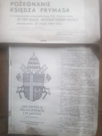 Przeźrocza z 1981 Jan Paweł II i Kardynał Wyszyński