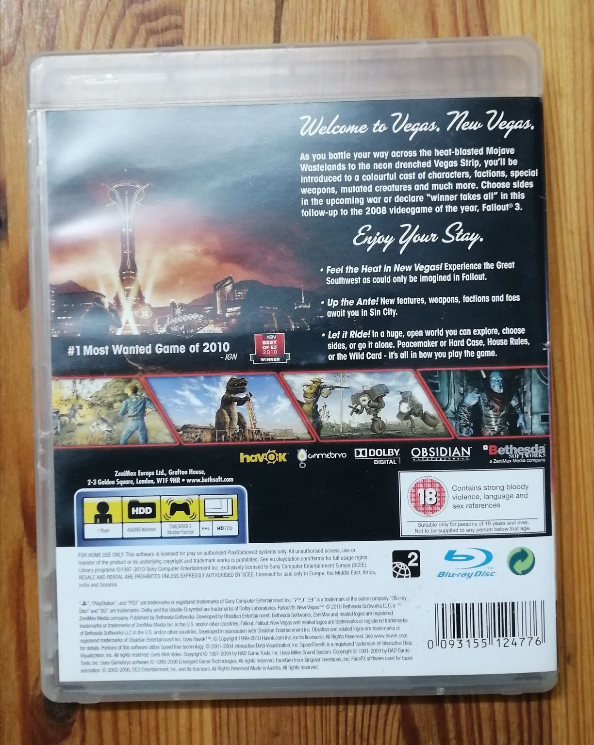 FALLOUT NEW VEGAS na PlayStation 3, PS3