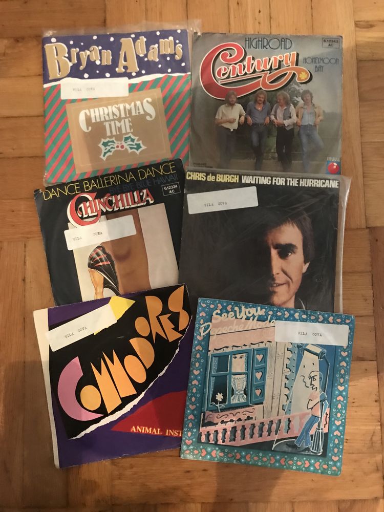 Discos de vinil: LP, single e maxi single - colecão anos 80