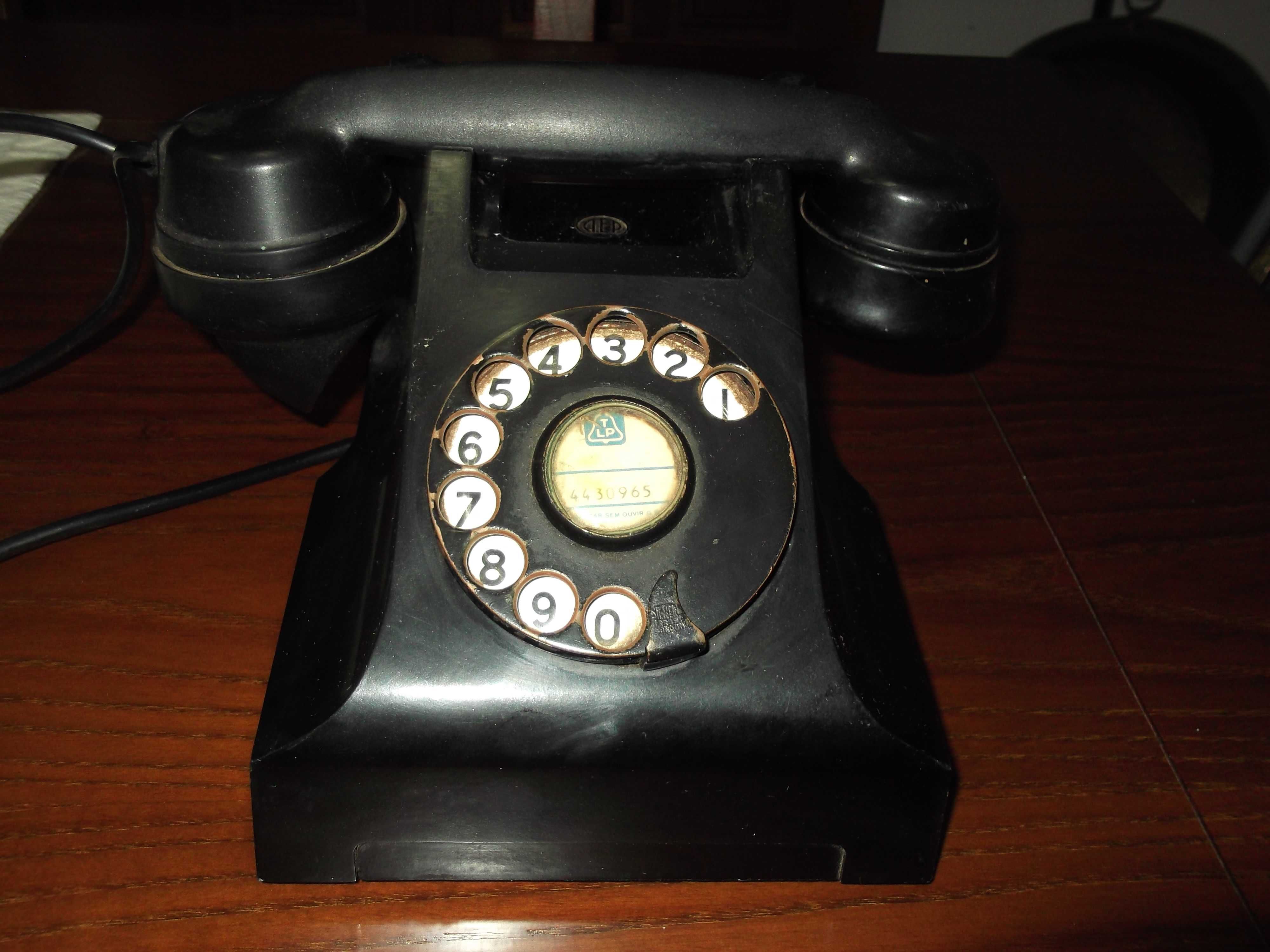 Tecnologia 1961  telefone em baquelite