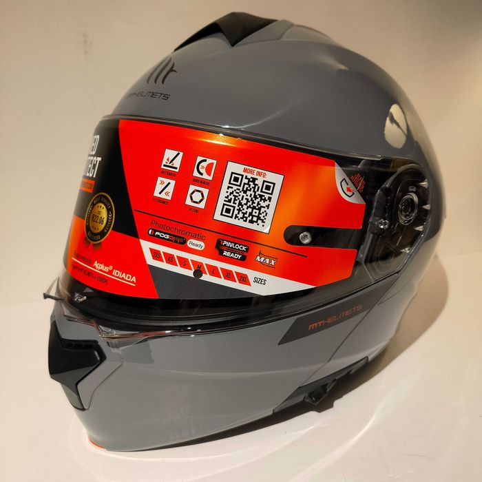 Capacete modular MT Genesis SV Mota scooter novo