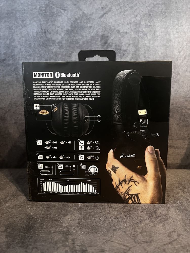 Навушники Marshall Monitor bluetooth