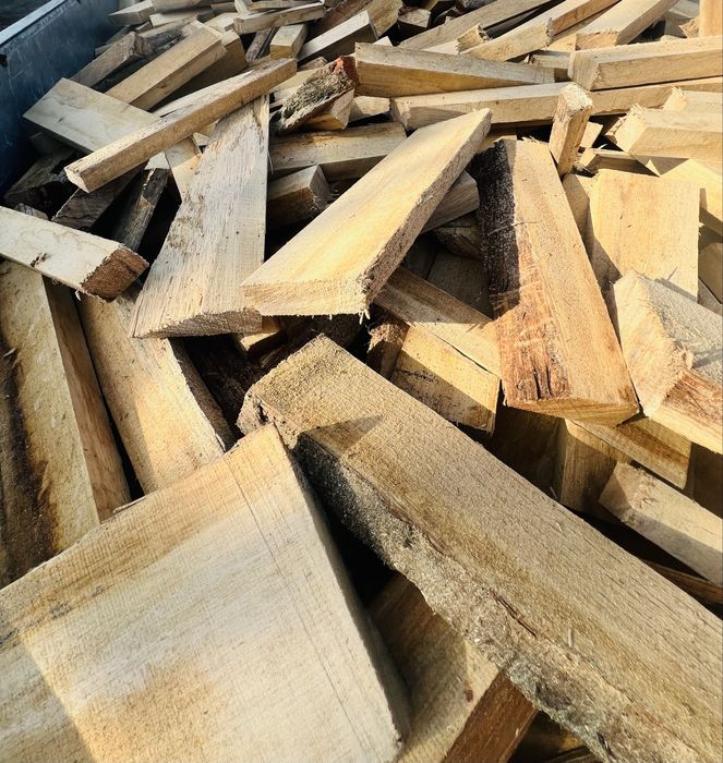 Drewno kominkowe opałowe - ZRZYNY DĘBOWE CIĘTE- transport gratis