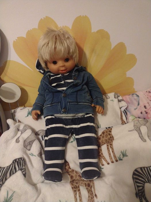 Duża niemiecka lalka bobas