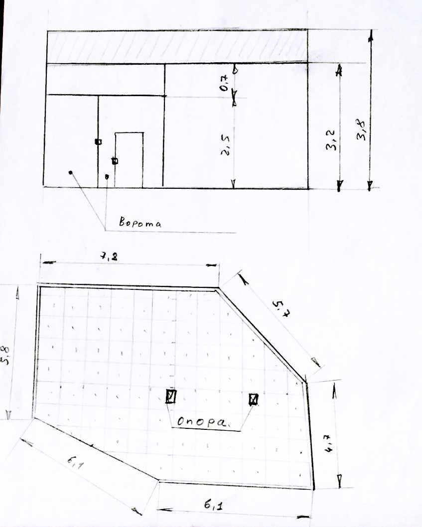 Металевий гараж (склад) 84 кв.м., Київ, вул. Медова, 1