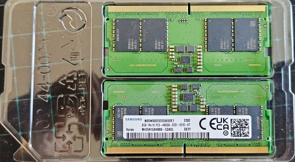 Ram Samsung 2x8GB DDR5 4800MHZ