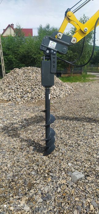 TRAKTORA Wiertnica hydrauliczna glebowa świder ziemi do mini koparka