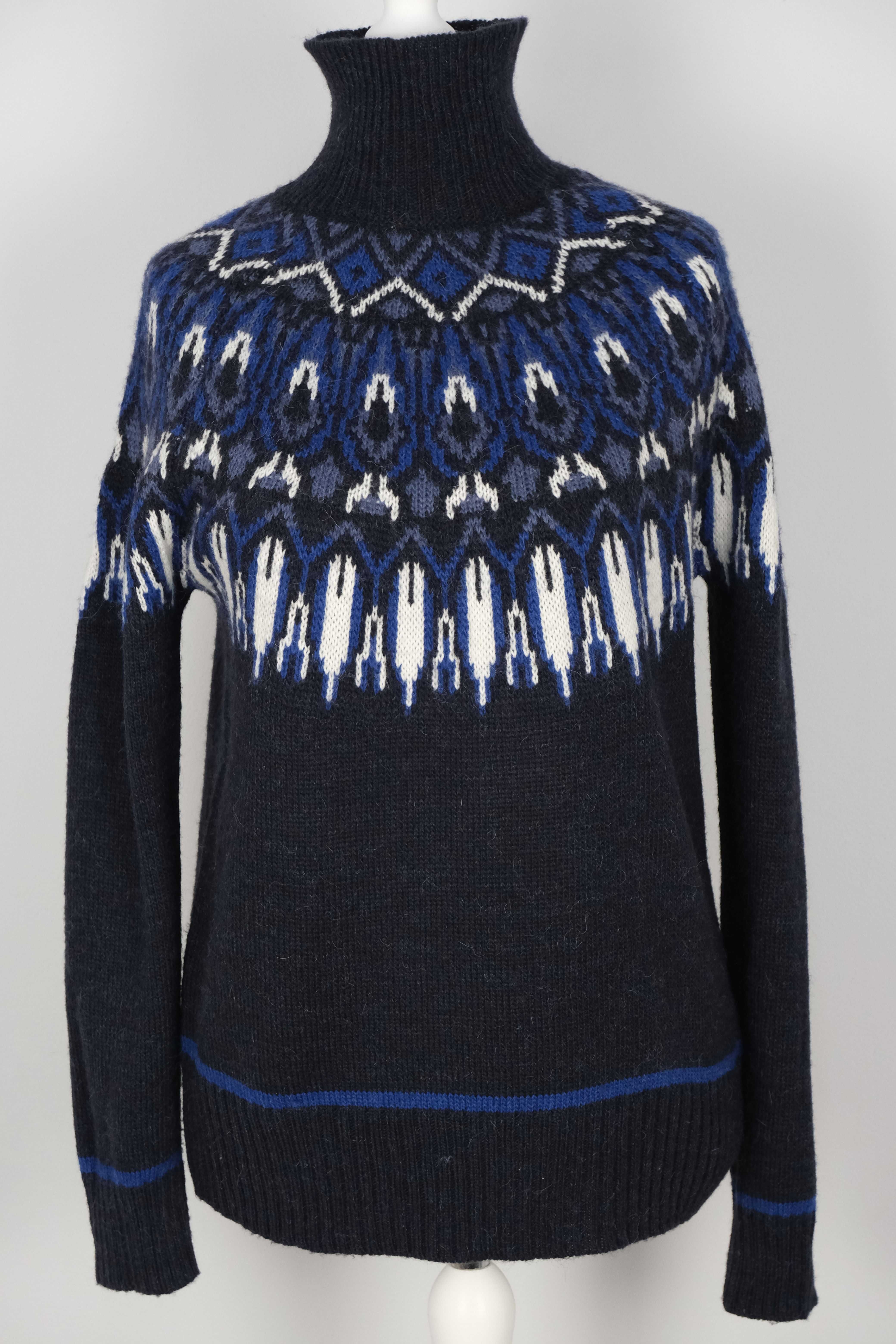 H&M norweski styl sweter z alpaką wełna r S
