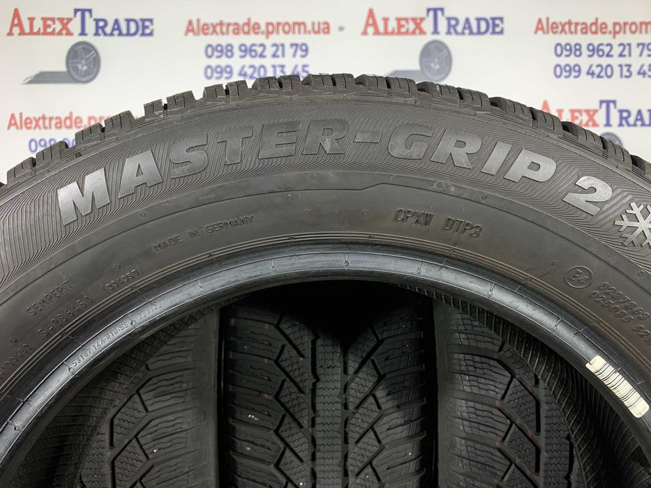 4 шт. 205/60 R16 Semperit Master-Grip 2 зимові шини б/у, 8 мм