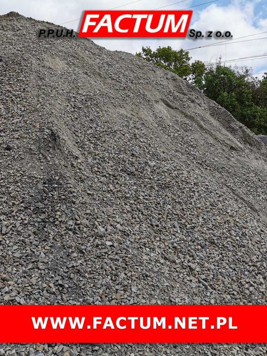 kruszywo drogowe 0-31,5 na podbudowę skała twarda łamana Gnejs