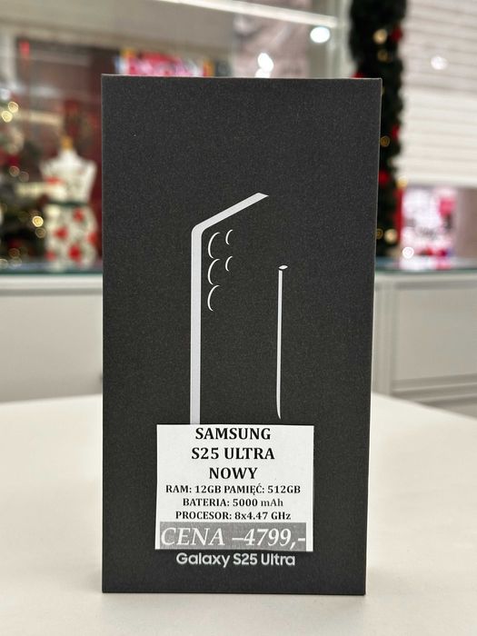 Samsung S25 Ultra 12/512GB NOWY Topcase Vivo *Raty 0%