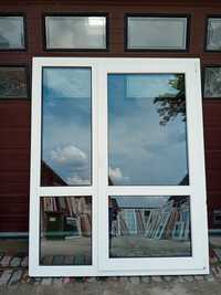 Drzwi okno tarasowe balkonowe 174x216 pcv plastikowe zimowy ogród  DOW