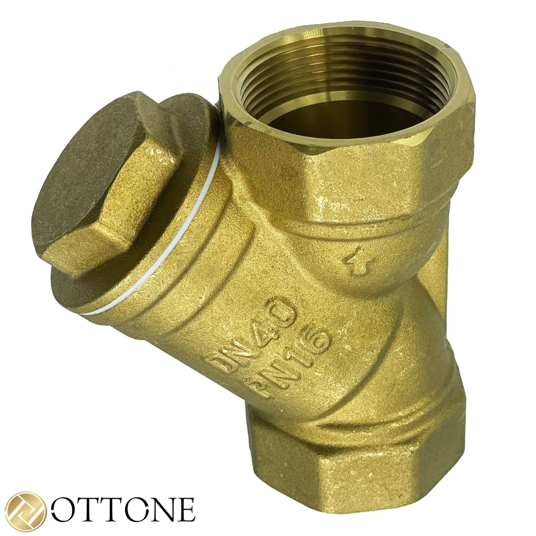 Filtr Skośny Siatkowy Osadnikowy Do Co Wody Z Magnesem Mosiężny 1/2''